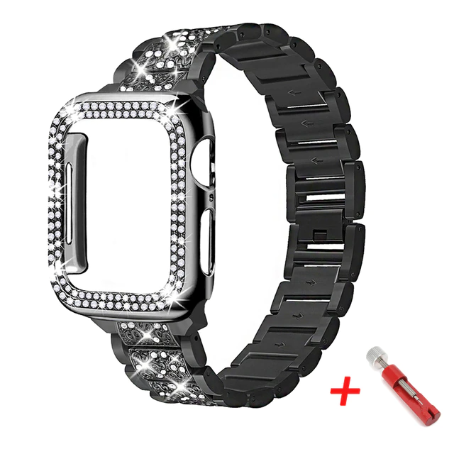 Glam Stainless Steel Band With Case