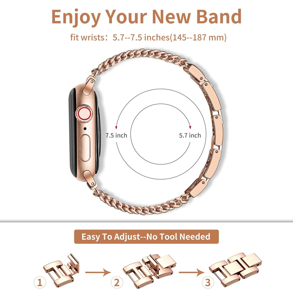 Aliqui Designer Stainless Steel Band