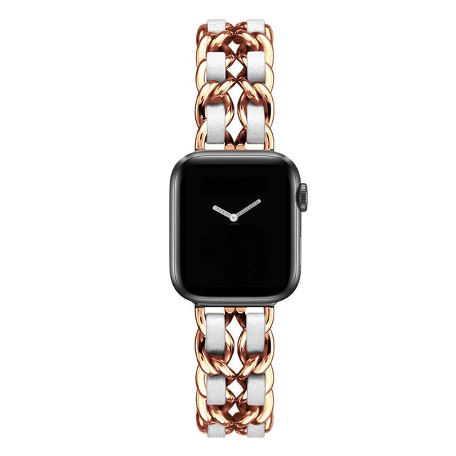 Gold & Silver Apple Watch Band.